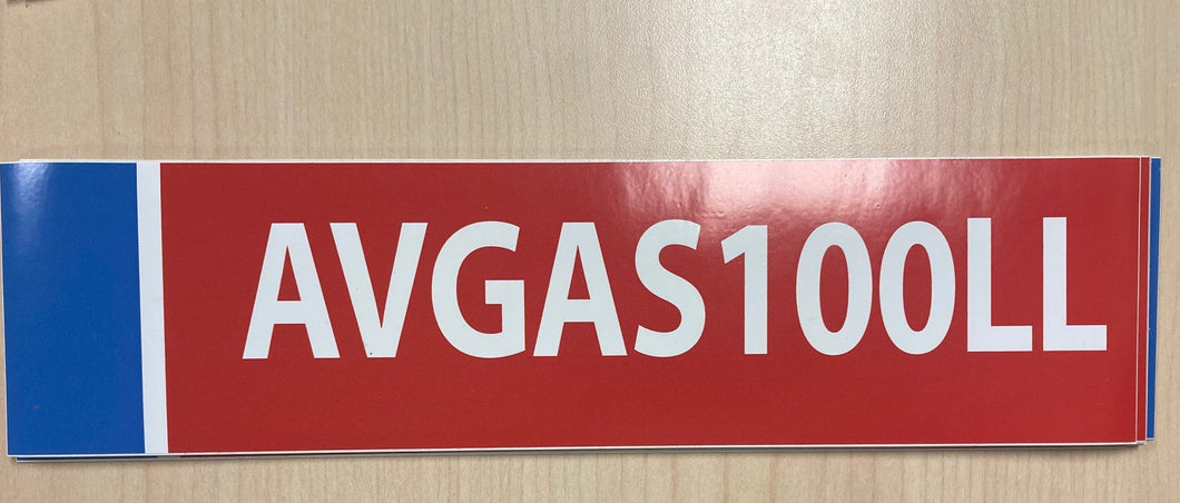Decals - Avgas (100LL)